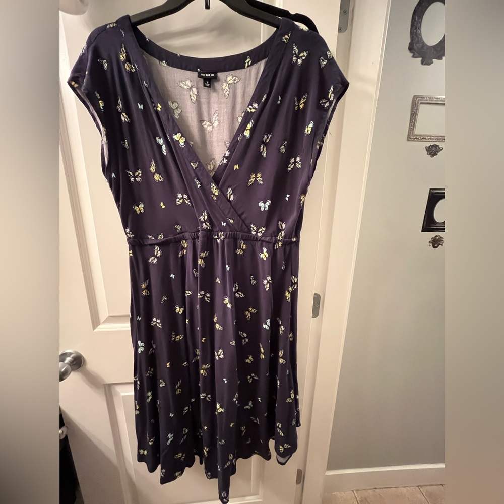 Torrid Butterfly Midi Dress